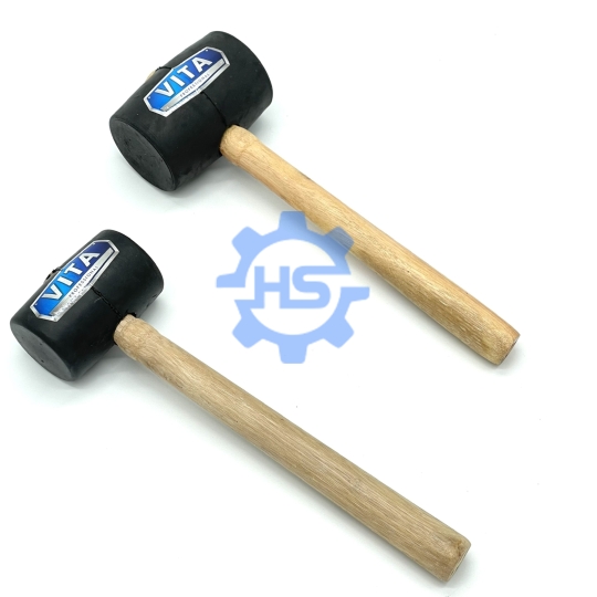 Búa Cao Su Cán Gỗ (Cỡ Trung 300g)