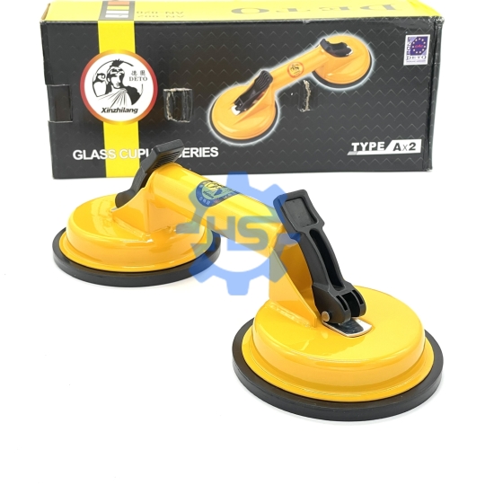 Hít Kính - Hít Gạch 2 Chấu Màu Vàng