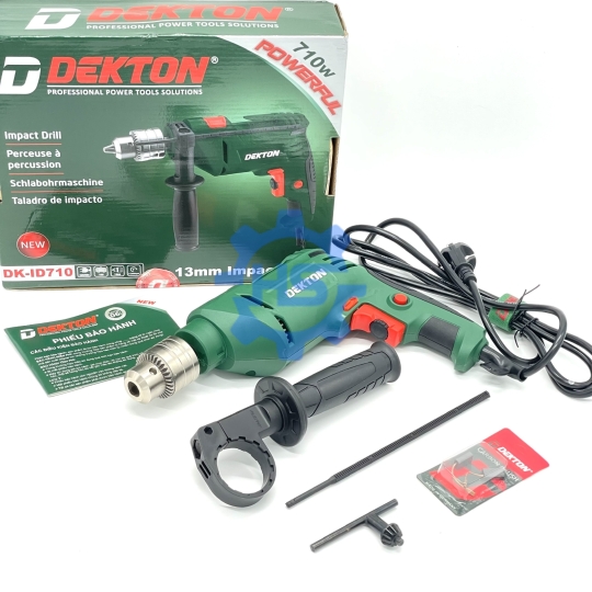 Máy Khoan Điện Cầm Tay DEKTON 710W Đầu Cặp 13mm [DK-ID710]