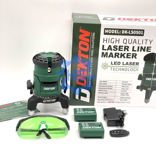 Máy Laser Cân Mực 5 Tia Ánh Sáng Xanh DEKTON [DK-LS0501]