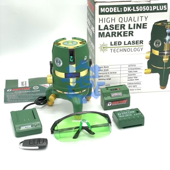 Máy Laser Cân Mực 5 Tia Ánh Sáng Xanh DEKTON [DK-LS0501PLUS]