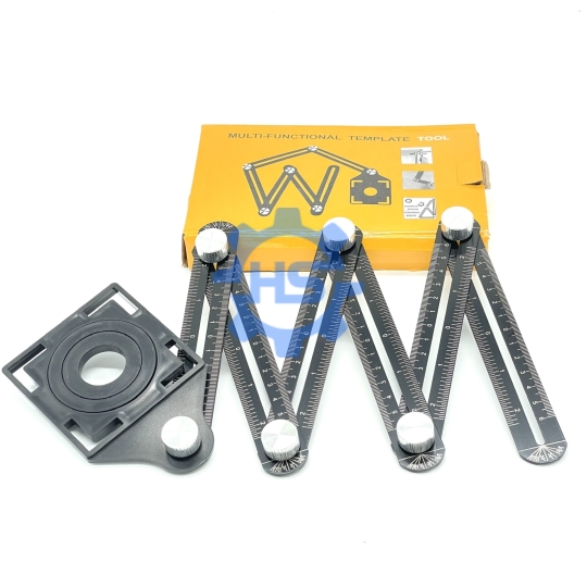 Thước Đo Đa Góc - Thước Đo 6 Góc Gấp Lỗ Định Vị Đa Năng Loại 1