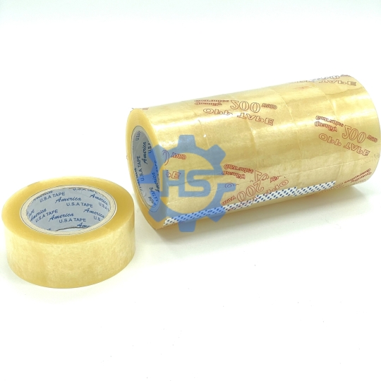 Băng Keo Trong 200 Yard 1,8kg/cây (6 cuộn/cây)
