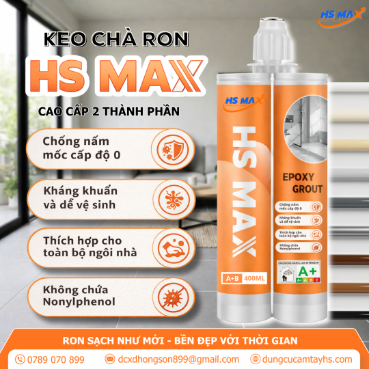 KEO EPOXY HS MAX 06-Xám Kim Loại